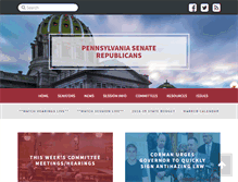 Tablet Screenshot of pasenategop.com